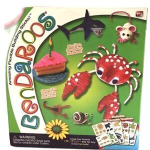 Bendaroos Mega Pack 500 Pc Flexible Building Sticks Craft Kit NEW Sealed Kids